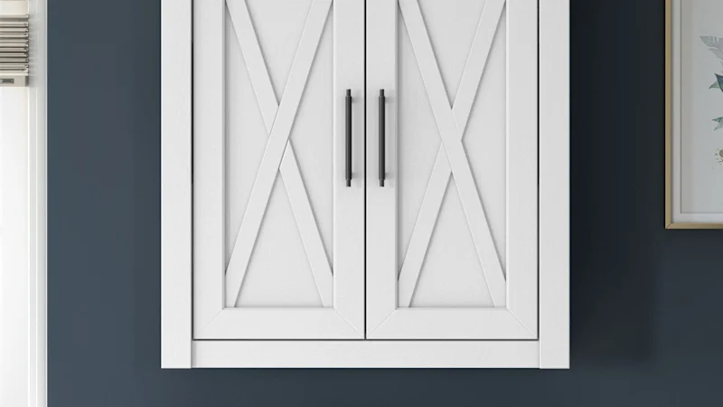 Key West Bathroom Wall Cabinet with Doors