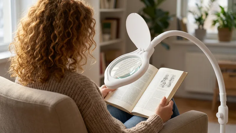 Daylight24 Kelvin Adjustable LED Magnifying Floor Lamp