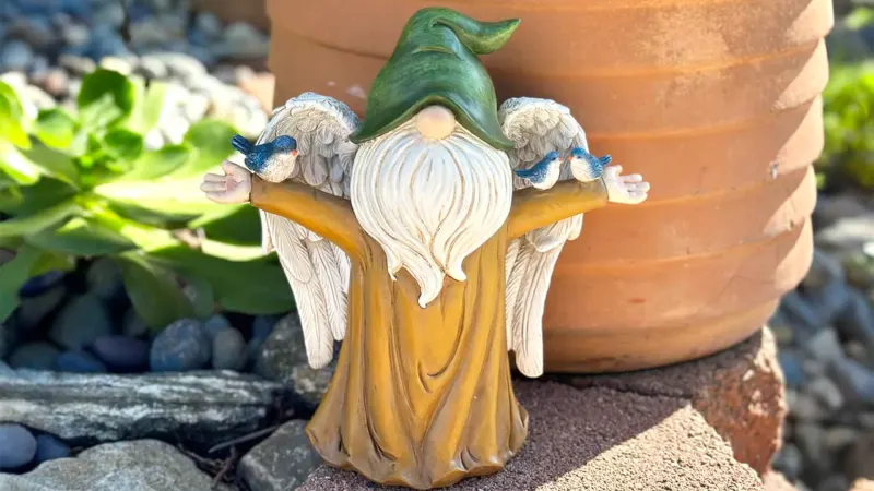 Exhart Angel Garden Gnome Figurines