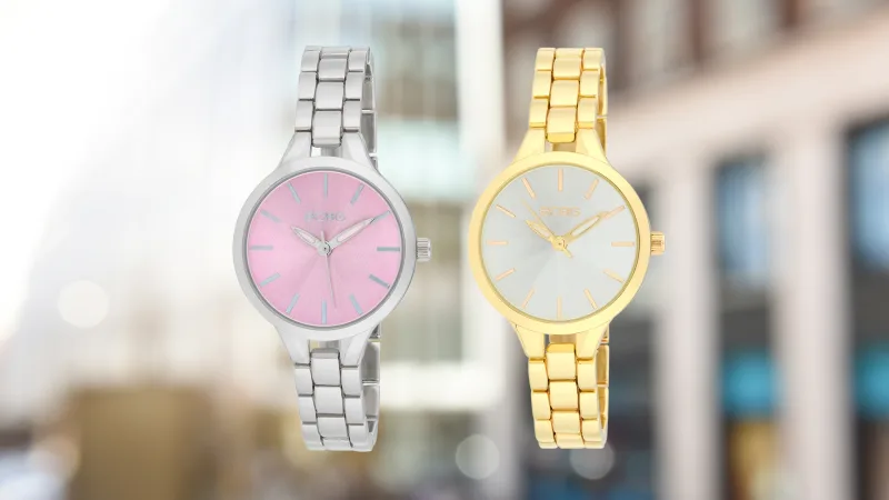 BCBG Women's Round 32mm Open Link Watch