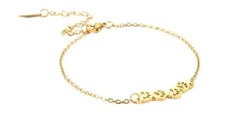 Hollywood Sensation 4-Paw Print Bracelet