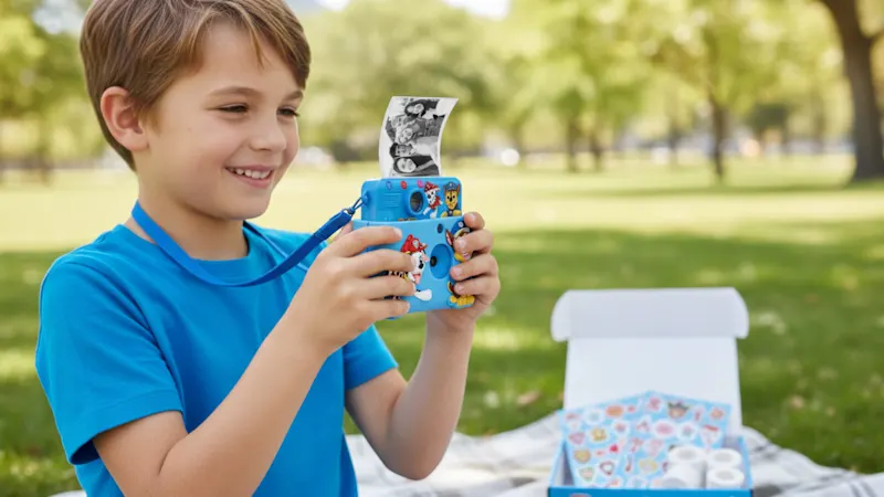 The Paw Patrol Instant-Print Camera with 3D Pouch