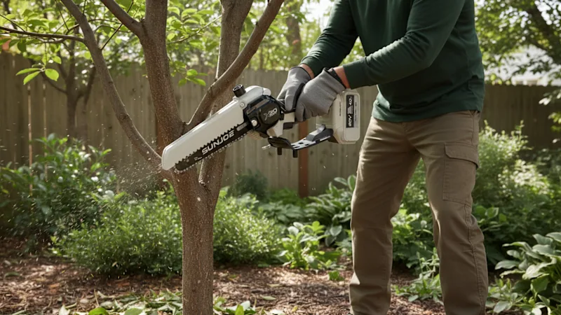 The Cordless Pruning Saw