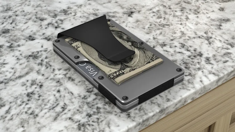The Titanium Money Clip Wallet