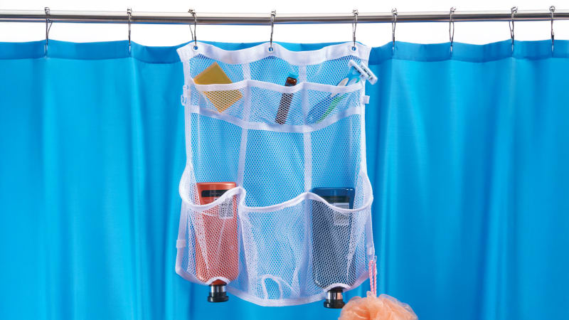 2-Pack: Casa Via Hanging Mesh Shower Organizer