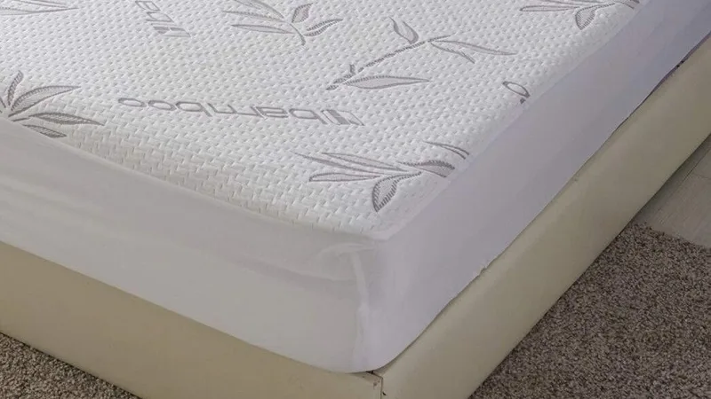 Bibb Home Premium Rayon from Bamboo Waterproof Fitted Mattress Protector