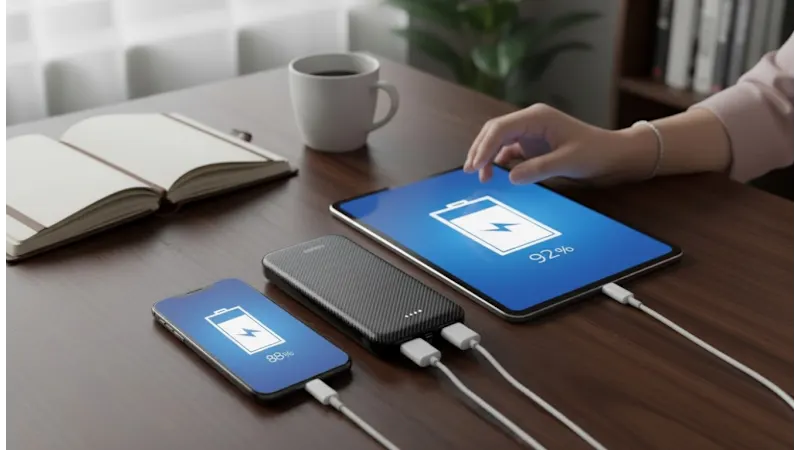 Xyst Super Slim 10000mAh Dual USB Power Bank