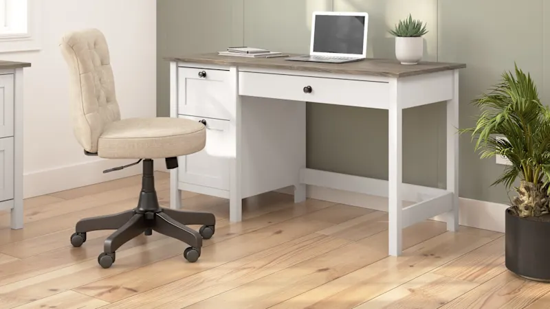 Mayfield 54W Computer Desk with Drawers
