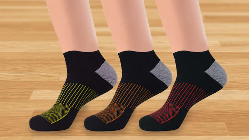 6-Pack: XTF Elite Super Lite Cushioned Recovery and Performance Ankle Socks