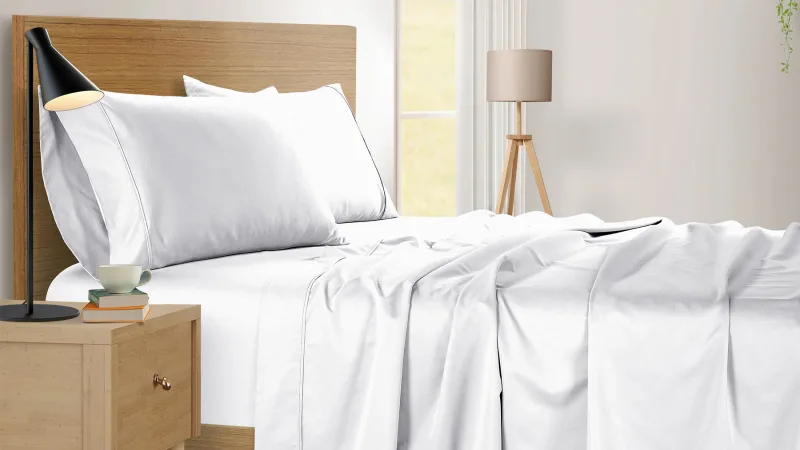 Kathy Ireland 500 Thread Count Tencel Cooling Cotton 4-Piece Sheet Set