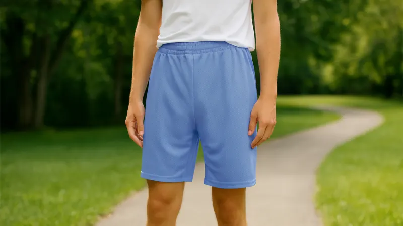5-Pack: Galaxy by Harvic Men's Mesh Moisture Wicking Performance Shorts