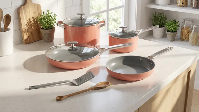 Greater Goods 12-Piece Premium PFAS-Free Triple-Layer Ceramic Cookware Set