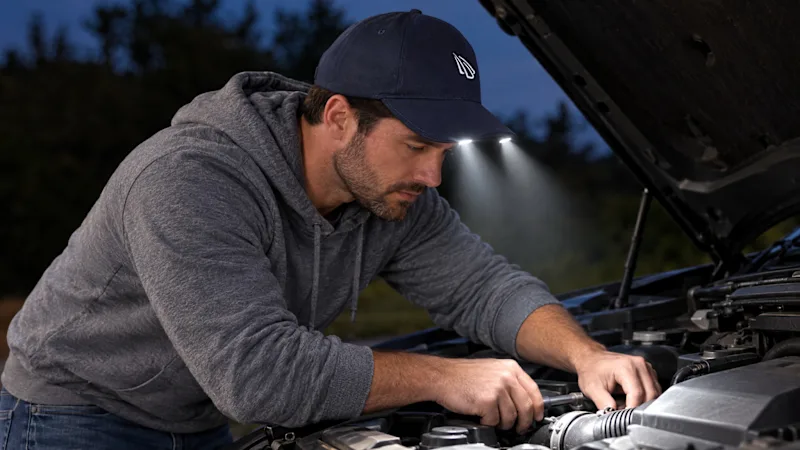 The LED-Lighted Ball Cap