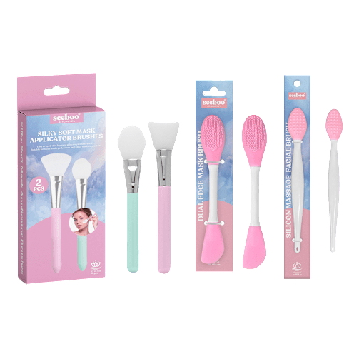 Seeboo 3-In-1 Silicone Face & Lip Care Bundle