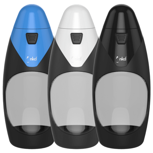 3-Pack: nkd pod+ Water Filter Bottle (585ml / 20oz)