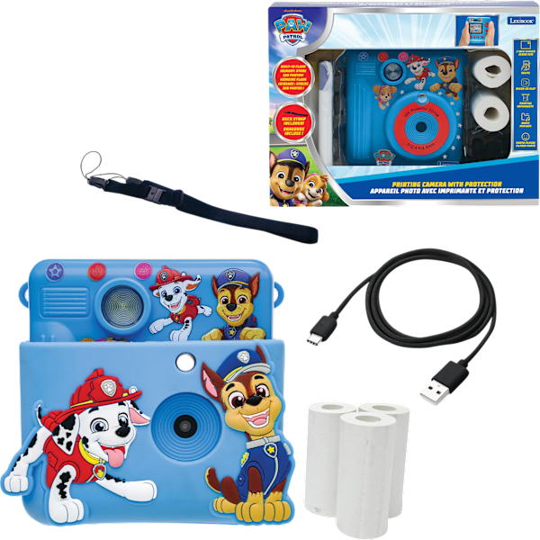 Ottoman Animation Hammacher Schlemmer: The Paw Patrol Instant-Print Camera with 3D Pouch