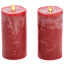 2-Pack: Luminara Flameless 6.5" Chalky Pillars