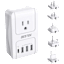 Bestek 3000W International Travel Adapter with PD 3.0