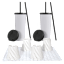 7-Piece JoyJolt Tumblers & Improvements Bottle Drying Set