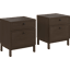 2-Pack: Bush Home Avery Nightstand with Drawers