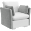 Bush Home Sienna Modular Arm Set with Pillows - Arms Only, Seating Sold Separate
