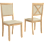 Key West Upholstered Cross Back Dining Chair - Set of 2