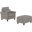 Coventry Accent Chair with Ottoman Set