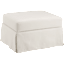 Bush Home Harper Storage Ottoman with Tray and Slipcover