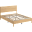 Vera Queen Platform Bed Frame with Headboard