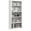 Somerset Tall 5 Shelf Bookcase in White