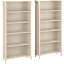 Salinas Tall 5 Shelf Bookcase - Set of 2