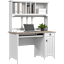 Salinas Small Computer Desk with Hutch