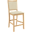 Key West Upholstered Cross Back Dining Counter Stool