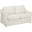 Bush Home Harper 57W Loveseat with Slipcover