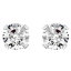 Jaclyn Smith 1 Carat Round Moissanite Stud Earrings