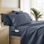 Cloth & Gable 6-Piece Luxe Top Label Pocket Sheet Set with Straps