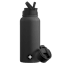 JoyJolt 32oz Water Bottle with Flip Lid & Sport Straw Lid