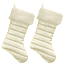 2-Pack: National Tree Company Puffy Coat Stockings