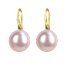 The Purple Cultured Pearl Earrings