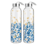 2-Pack: Temp-tations Travel Glass Bottles with Lids