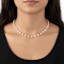 LOREN + OLIVIA Collar de Perlas y Enlaces