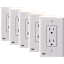 5-Pack: Hakol Outlet Cover with Built-In LED Top/Bottom Night Light