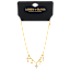 LOREN + OLIVIA Cross Multi Charm Necklace