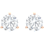 The Three-Prong Round Lab-Grown Diamond Stud Earrings