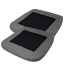 2-Pack: Black+Decker Square Foam Seat Cushion with Cooling Gel