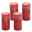 4-Pack: Luminara Flameless 6.5" Chalky Pillars