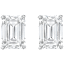 The Emerald-Cut Lab-Grown Diamond Stud Earrings