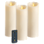 3-Pack: Luminara Flameless 8.5" Pillar Candles with Remote