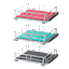 2-Pack: Pop-It Expanding Sliding Organizers with Liners
