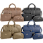 London Fog Jessica 3-Piece Pebbled Vegan Leather Duffel Set